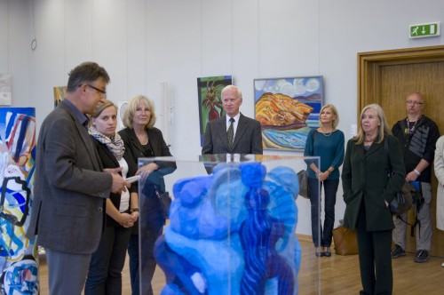Grupa Artystów 50 - wernisaż wystawy w auli ASP we Wrocławiu
