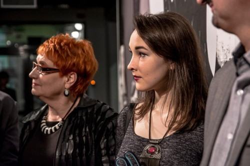 Odsłonięcie muralu Anny Kiszki w Centrum Technologii Audiowizualnych