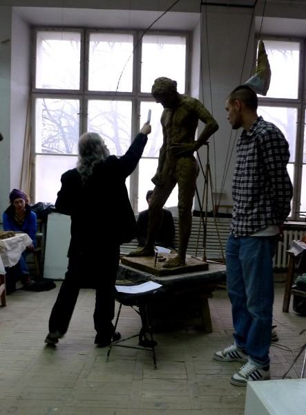 rzeźbiarze się przeglądają