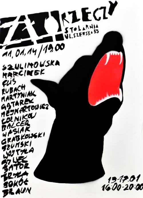 plakat ZŁOrzeczy projektu Marka Rybickiego
