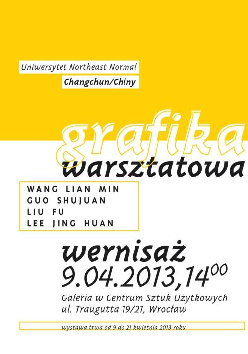 grafika warsztatowa z Changchun