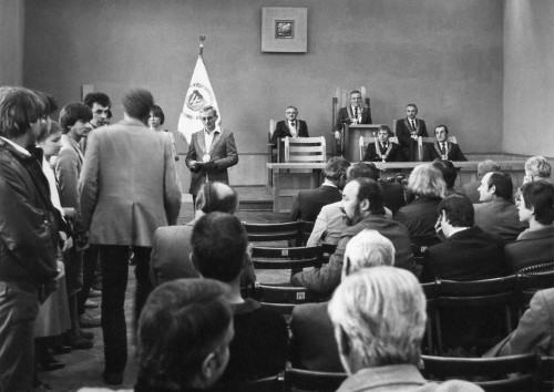 PWSSP Wroc. Inauguracja R.A. 1984 a