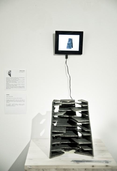 Michał Gdak na wystawie w Milano. Michał Gdak na wystawie w Milano