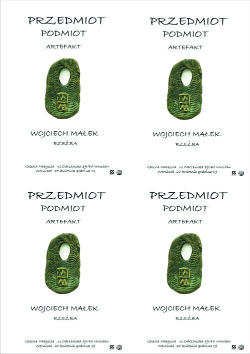 Wojtek Małek wystawa w Małgosi