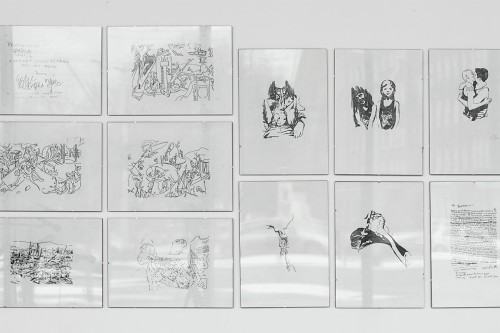 49615026.jpg Hubert Czerepok, Seanse, 2007, 22 rysunki z cyklu Seanse