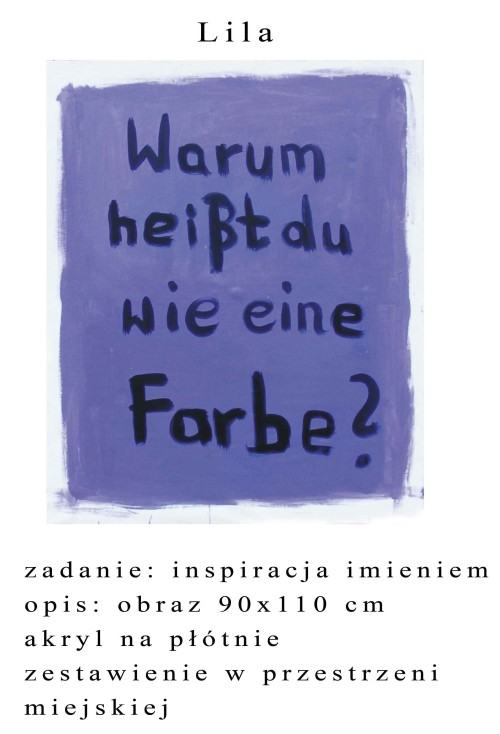 wystawa plenerowa , Lilianna Lasocka "Lila"