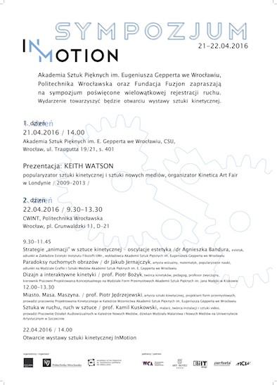 PROGRAM SYMPOZJUM