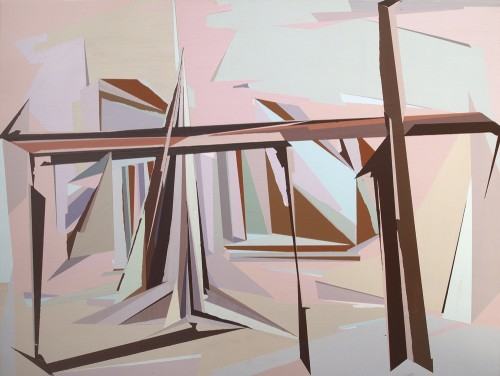 Anna Kołodziejczyk: Willa Paula Neumana - akryl na płótnie, 2010