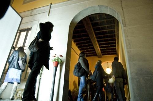 Michał Gdak na wystawie w Milano Michał Gdak na wystawie w Milano