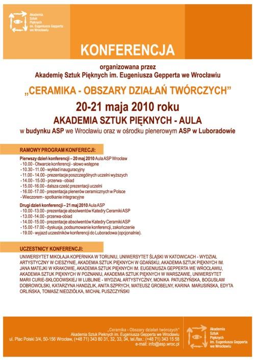 konferencja program konferencja program