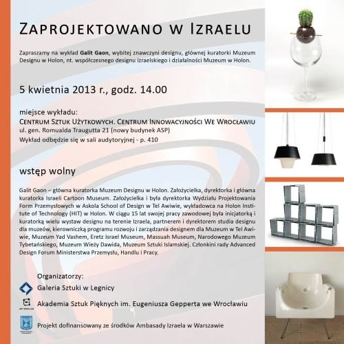 Wykład Galit Gaon