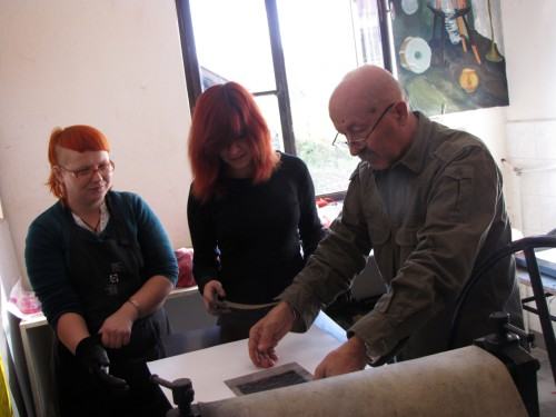 warsztaty graficzne w Luboradowie