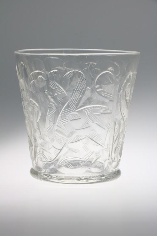 Gotowa kopia szklanicy świętej Jadwigi, przedstawienie Gryfa