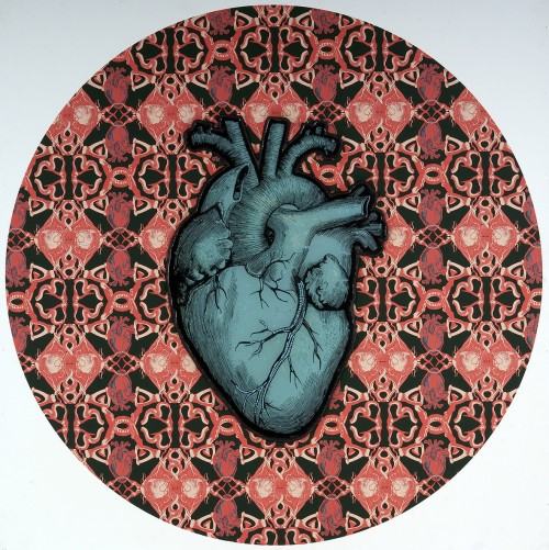 63272218.jpg Serce, 100x100, druk cyfrowy, akryl, żywica, 2014
