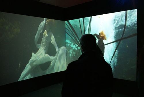 Janaina Tschäpe (USA) – Blood, Sea (2004), instalacja video