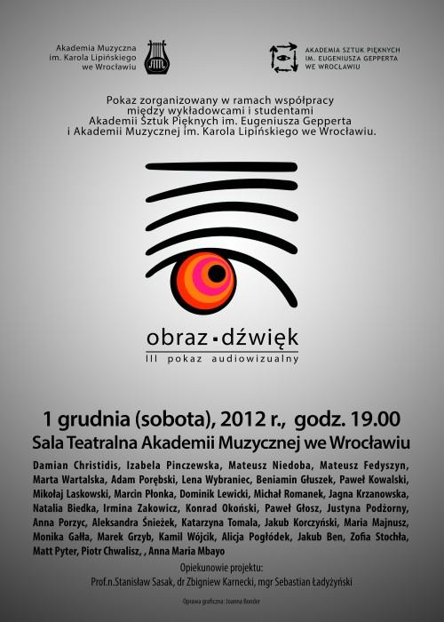 III pokaz audiowizualny "Obraz i dźwięk"