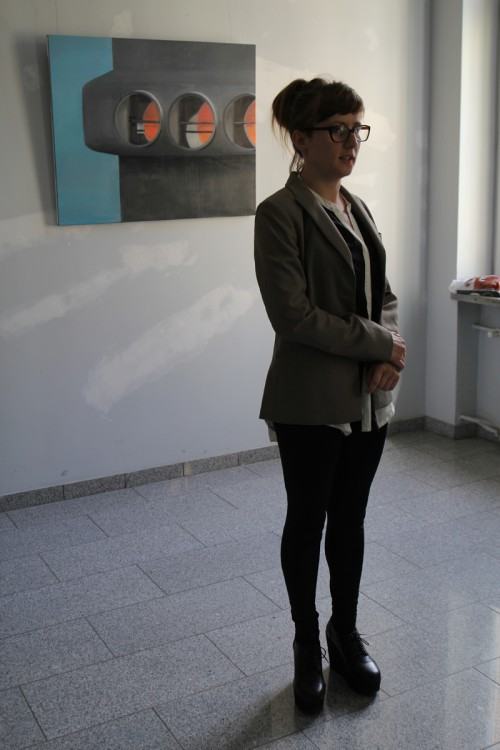 Monika Ratajczak promotor prof. Stanisław Kortyka  MIEJSCA NIEZNANE  malarstwo - olej, akryl