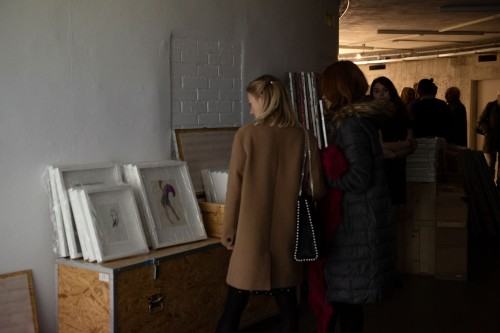 67979133.jpg Wernisaż wystawy Wojciecha Pukocza "Więcej niż 1000 słów" (22.11.2019), fot. Małgorzata Kujda, © Muzeum Współczesne Wrocław, 2019.