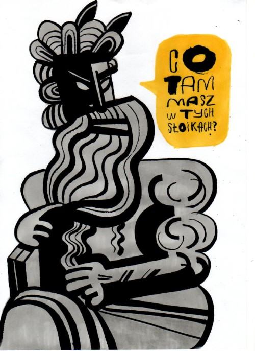 Mojżesz, rys. T. Broda