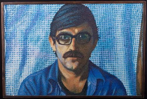 Zbigniew Karpiński, Portret malarza Andrzeja Klimczaka-Dobrzanieckiego, 1981