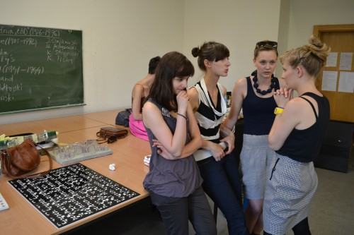 Przeglądy  prac studentów I roku AW