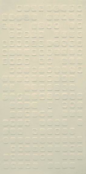 „code II”, technika mieszana, płótno, 100x200 cm, 2009 „code II”, technika mieszana, płótno, 100x200 cm, 2009
