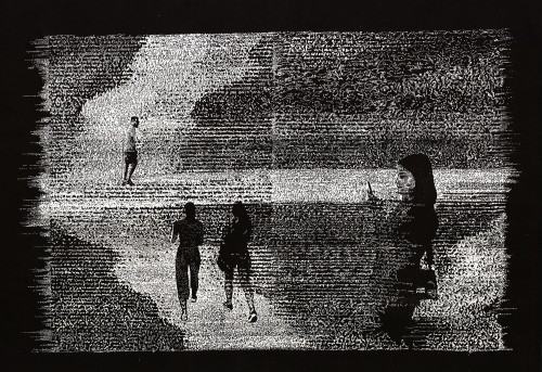 Magdalena Weber, Between, linoryt