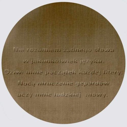 „ludzka mowa”, technika mieszana, płótno, 30x30 cm, 2017 „ludzka mowa”, technika mieszana, płótno, 30x30 cm, 2017