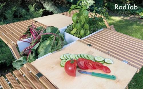 Anna Andrzejewska, Czynna rekreacja w ogrodzie - projekt zestawu do przyrządzania i celebrowania posiłków na działce"