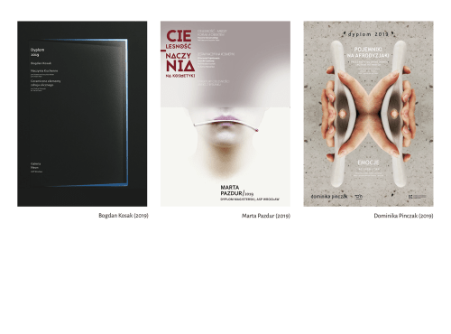 Bogdan Kosak, Marta Pazdur, Dominika Pinczak, Plakaty, 2019 r.