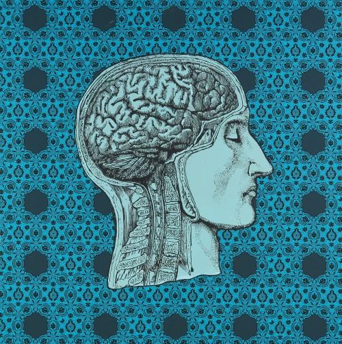 78197880.jpg „Zwoje”, 2014, akryl, wydruk, płyta, 100 x 100 cm