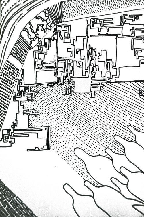 Karolina Gorzędowska, grafika - publikacja w numerze 30 magazynu artystycznego "Rita Baum", zima 2014.