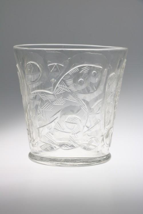 80998989.jpg Gotowa kopia szklanicy świętej Jadwigi, przedstawienie Lwa