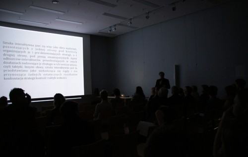 Prof. R. W. Kluszczyński gościem Katedry Sztuki Mediów ASP we Wrocławiu, 2012
