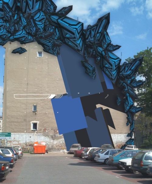Kędzierski Bartosz Vr AW projekt  graffiti