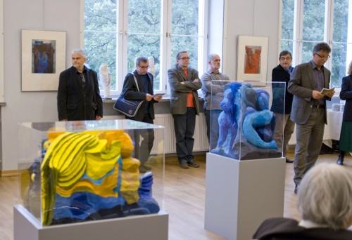 Grupa Artystów 50 - wernisaż wystawy w auli ASP we Wrocławiu