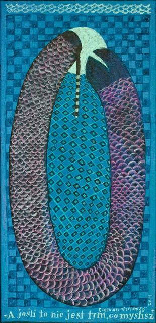 Mikulow Eugeniusz Józefowski, A jeśli to nie jest tym co myślisz akryl na płótnie, 24 x 50 cm, 2019