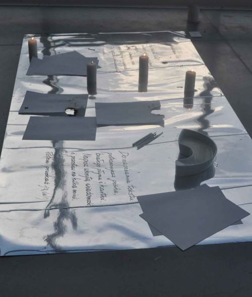 FESTIWAL LIBERATURY, praca Ewy Zaorskiej pt. "Niewidzialny tekst"