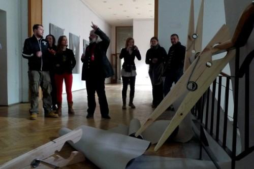 rzeźbiarze się przeglądają