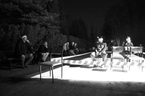 rzeźbiarze w Skokach