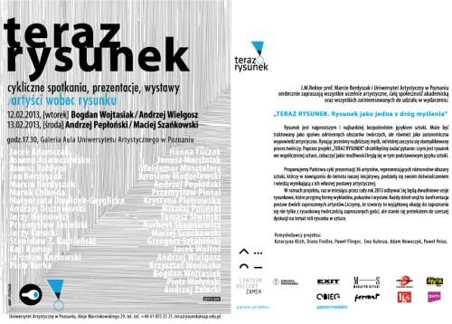 Zaproszenie Teraz Rysunek 2013