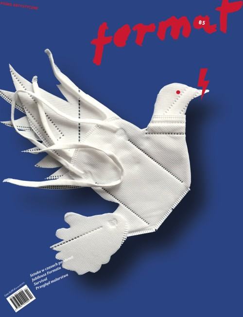 Okładka nr 85: Tomasz Pietrek, HUMAN RIGHTS, 2020, technika mieszana, Tribute to „Translating War into Peace”