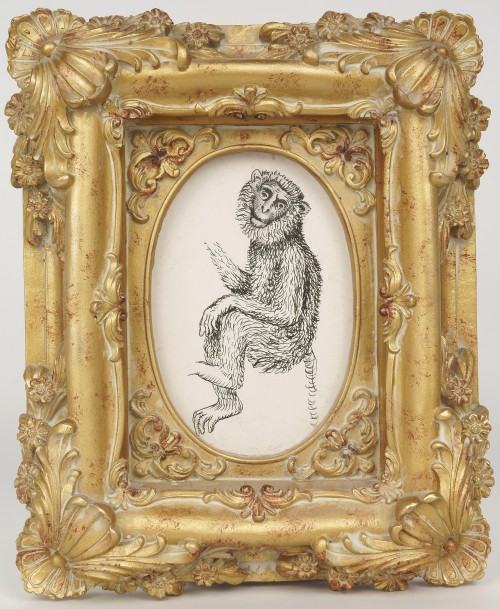 Wojciech Pukocz_Starszy syn_ 2012, rysunek, 23,5 x 19 cm (z oprawą)
