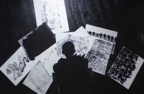 Natalia Lach-Lachowicz, Alfons Mazurkiewicz w pracowni, lata 60. XX w.