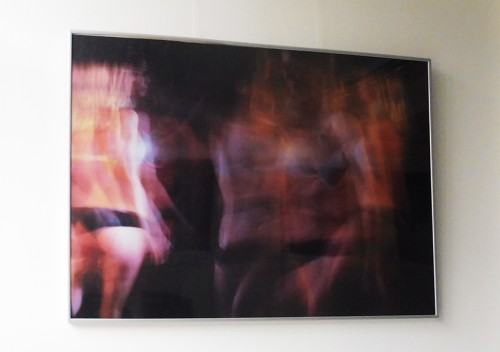 Fragment wystawy fotograficznej  studentów i absolwentów Wydziałów Malarstwa oraz Rzeźby i Mediacji Sztuki w Galerii Lingua