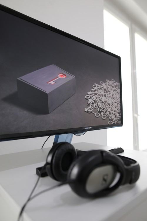 Sandra Majecka "W poszukiwaniu" (wideo) / wystawa Granice Ekspozycji / fot. Adam Abel Sandra Majecka "W poszukiwaniu" (wideo) / wystawa Granice Ekspozycji / fot. Adam Abel