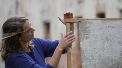 Jitka Kralova przy pracy Jitka Kralova przy pracy