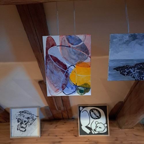 Otwarcie wystawy Studyjne Eksperiencje odbywającej się w ramach Europejskiej Nocy Muzeów w Chojnicach.