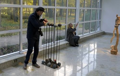 Otwarcie wystawy: Leon Podsiadły – Arabeska ruchu, zdj. Marek Sienkiewicz