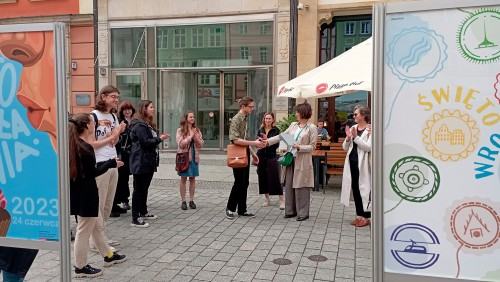 fotorelacja z wręczenia nagród Plakat święto Wrocławia 2023